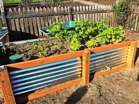 corrugated galvanized sheet metal for garden beds|best galvanized metal raised garden beds.